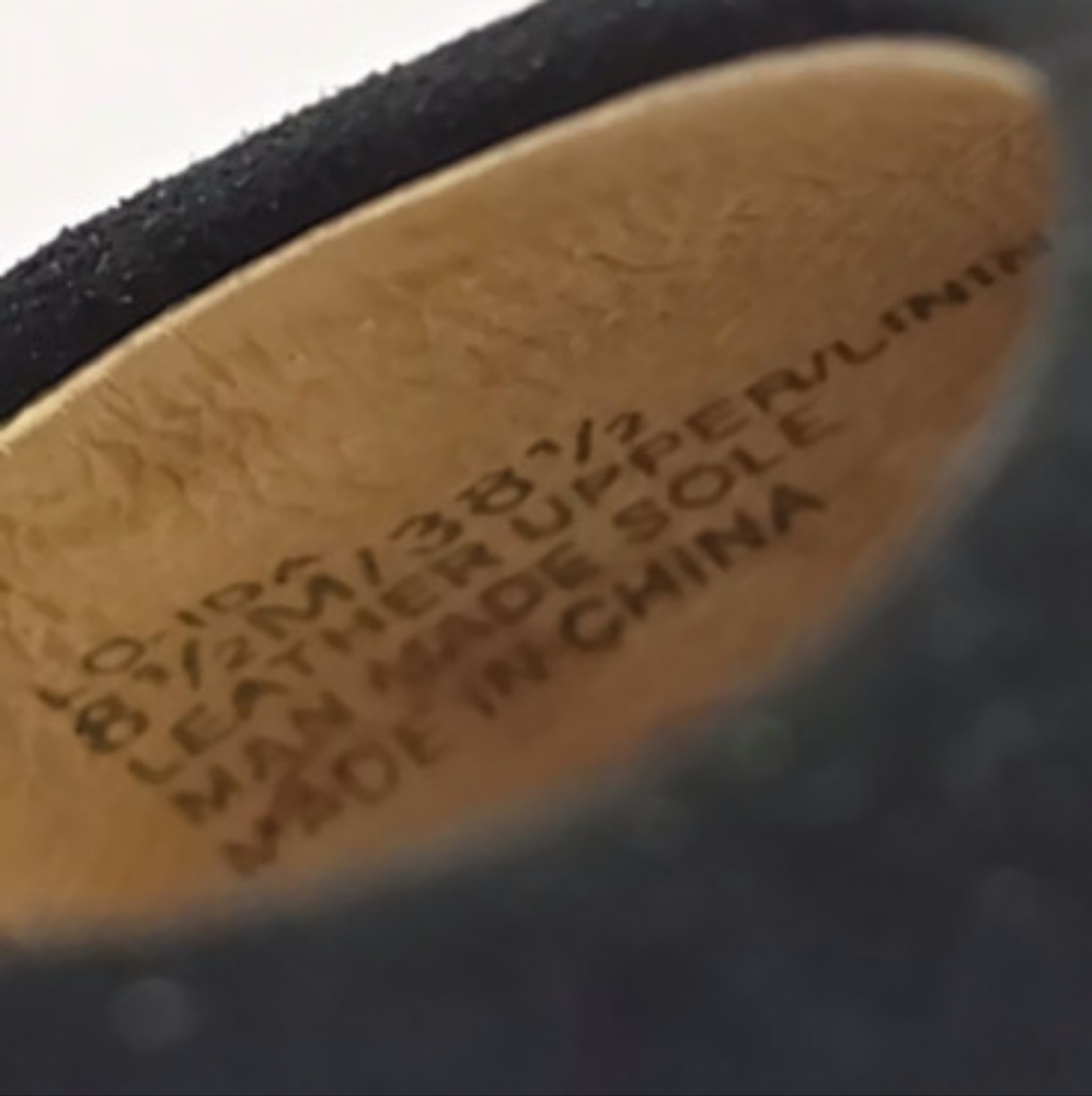 Louise et Cie Black Crystal Heels Stiletto Pumps Round Toe Sz 8.5 - Picture 12 of 16